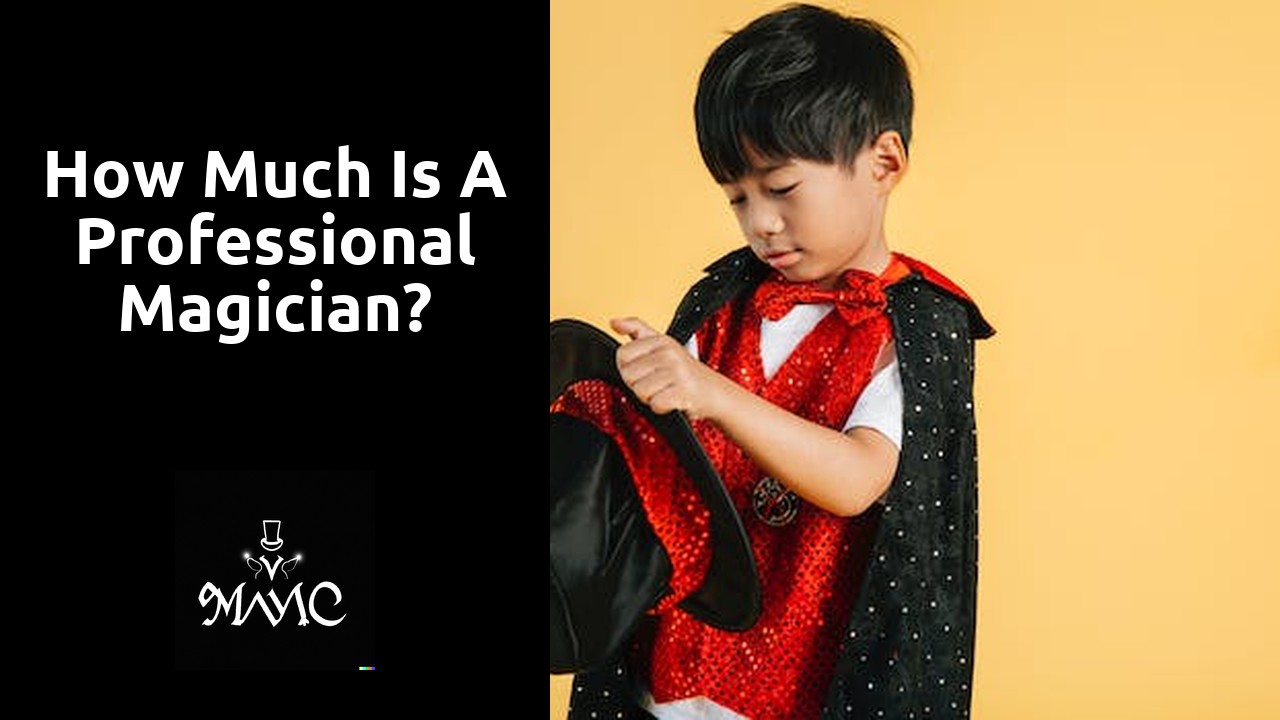 How much is a professional magician?
