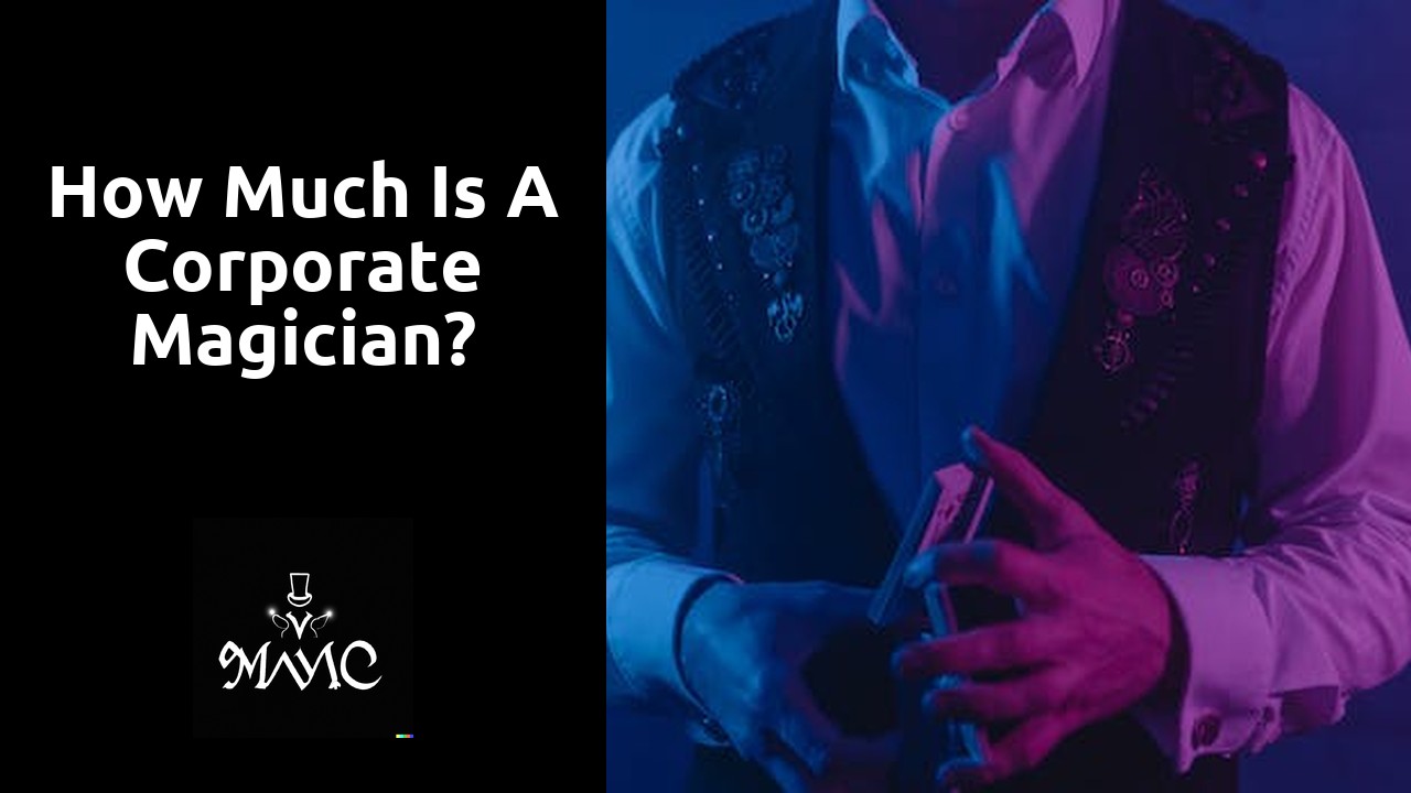 How much is a corporate magician?